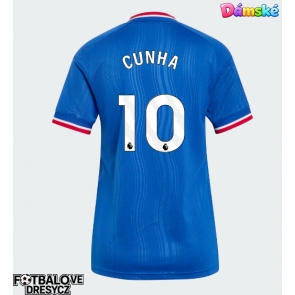 Manchester United Matheus Cunha #10 Dámské Venkovní Dres 2026-27 Krátký Rukáv Manchester United Matheus Cunha #10 Dámské Venkovní Dres 2026-27 Krátký Rukáv